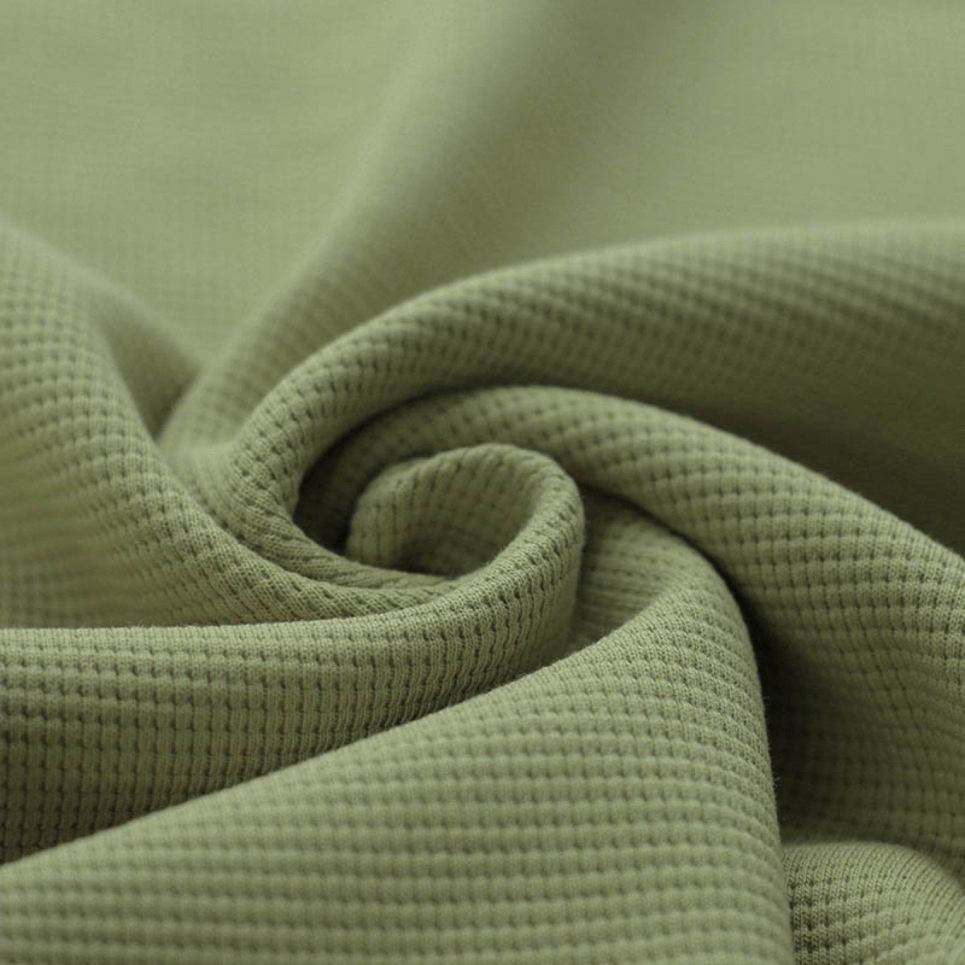 waffle knit "Oliv"