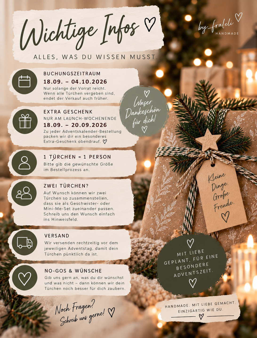 Handmade-Advent – dein persönliches Adventstürchen | by_fraleli