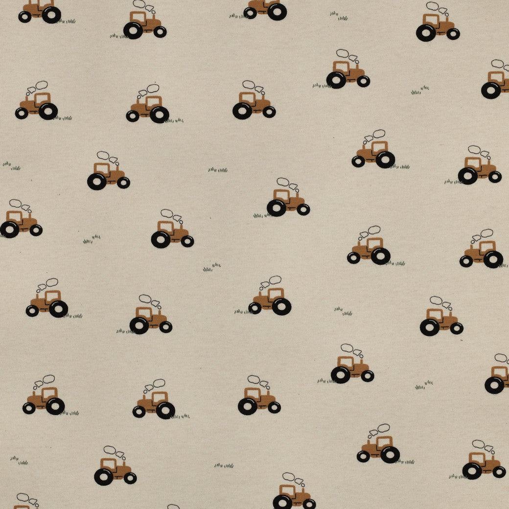 Baumwolljersey "Naturals - Trecker Beige" (Bio)