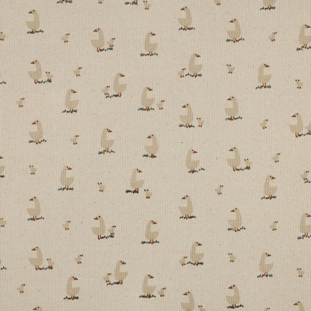 Ribjersey "Naturals - Gänse" (Bio)