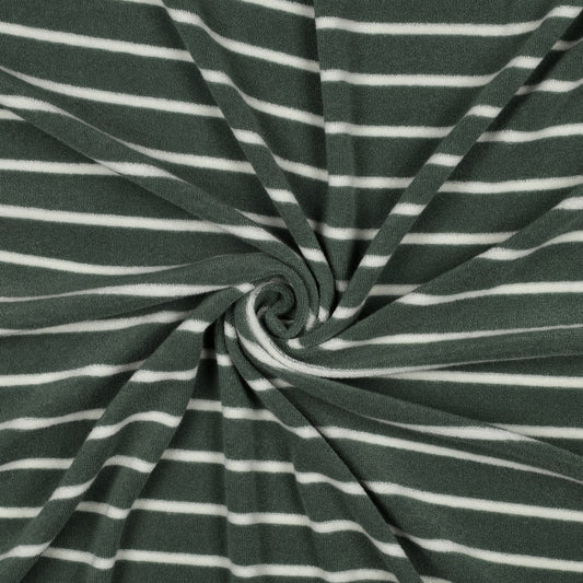 Frottee-Jersey Stripes Altmint