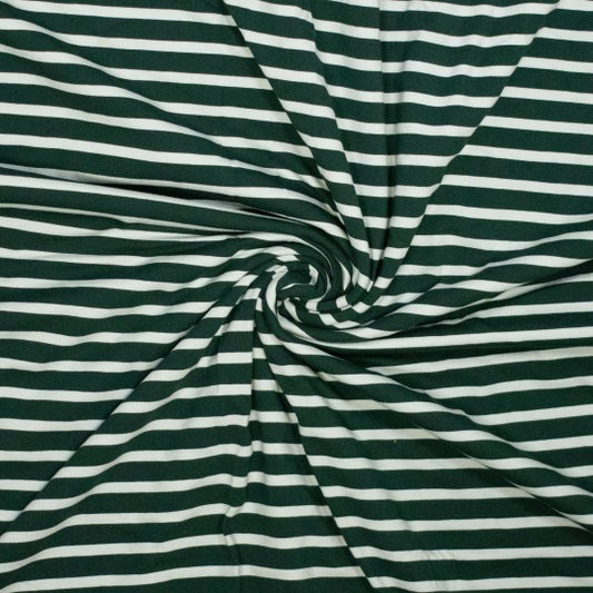 Jersey Stripes Tannengrün