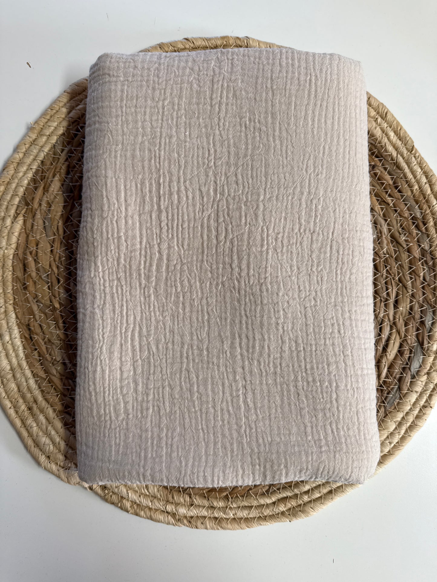 Rest Musselin Hellbeige