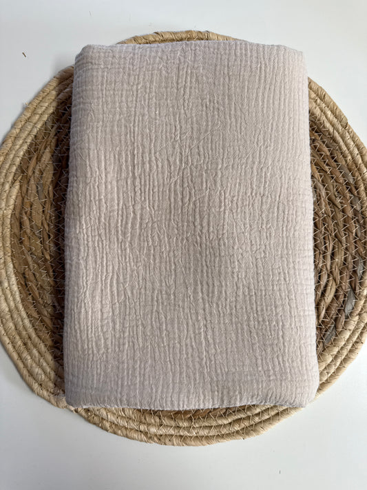 Rest Musselin Hellbeige