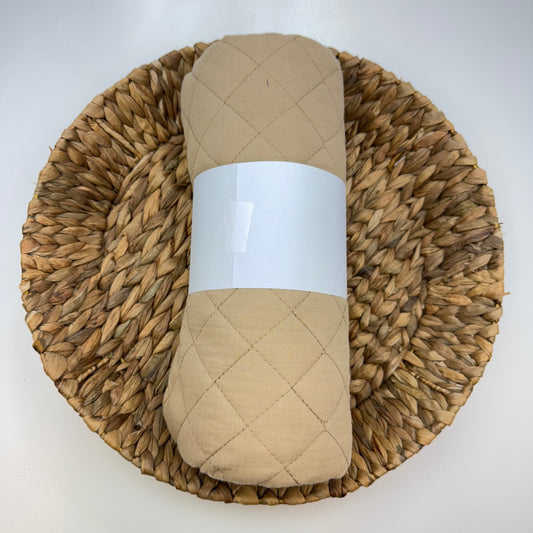 1m Stepp-Musselin Beige (Rest)