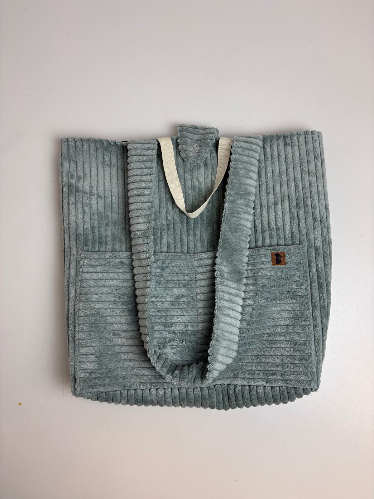 Shopper-Bag Cord Mint