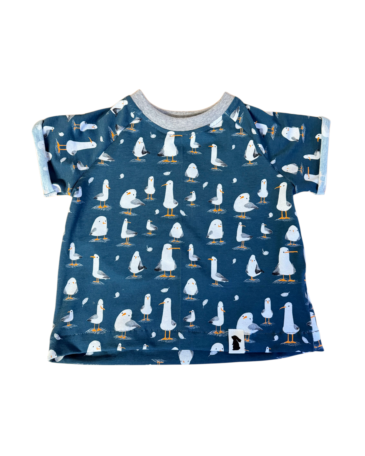 Oversized-Shirt Möwe Tiefblau