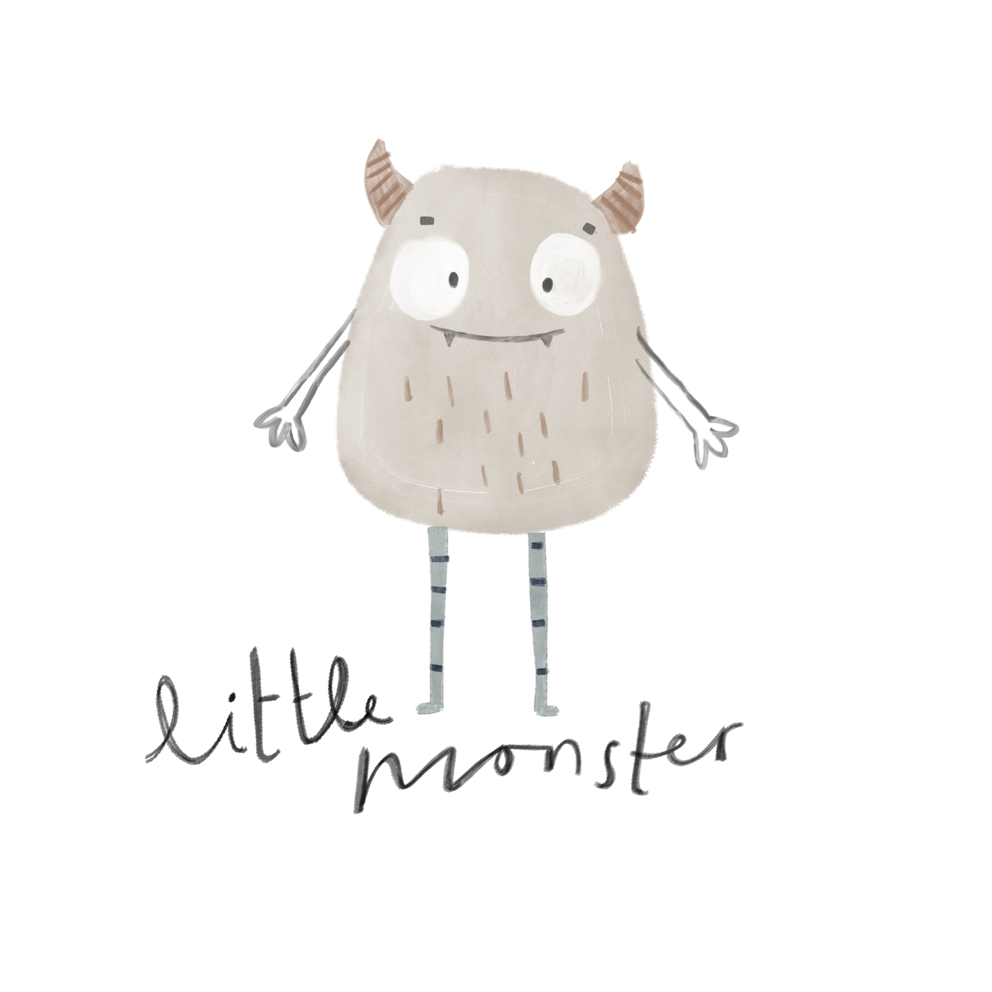 Bügelbild Monster