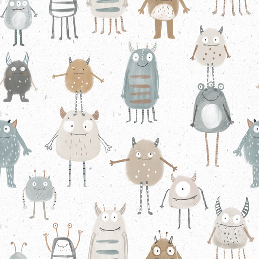 Rib jersey "Gray-blue"