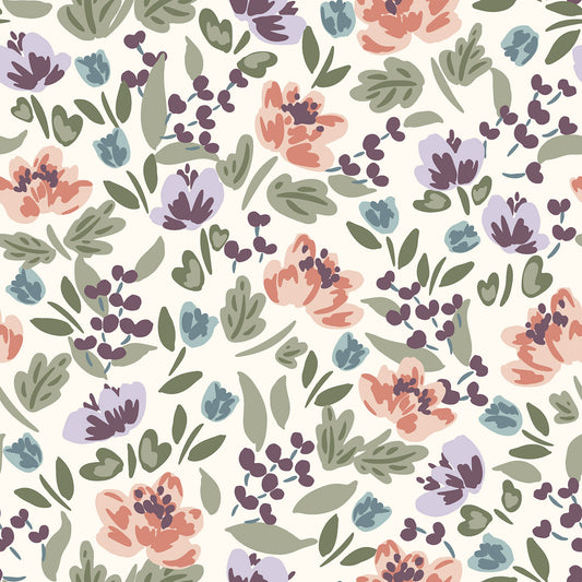 French Terry "Lila Blume"
