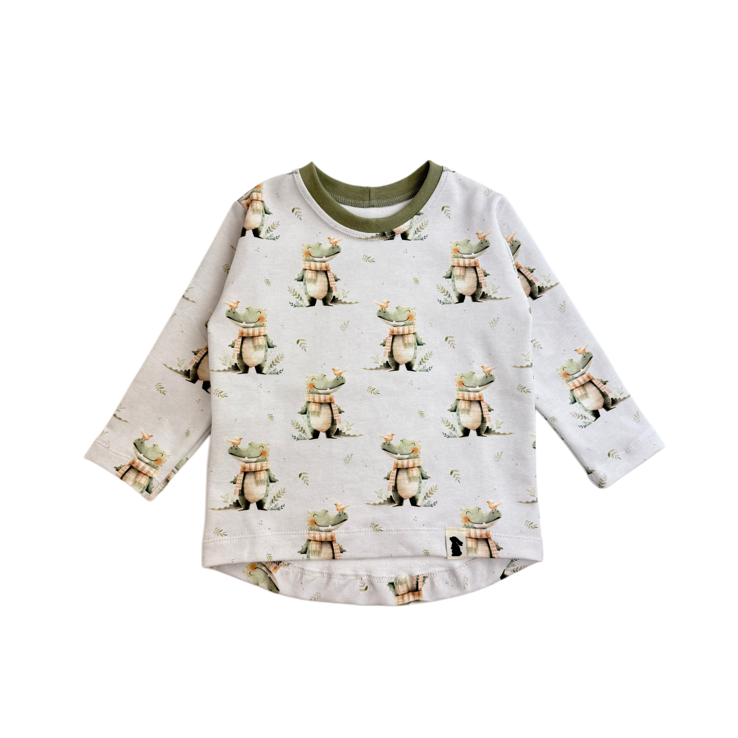 French Terry "Kroko" (Bio) - Vorbestellung
