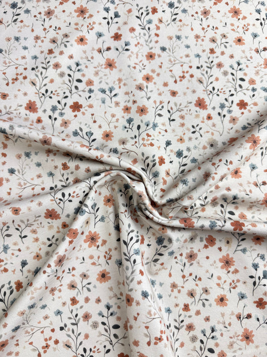Jersey Blume Beige (Bio)