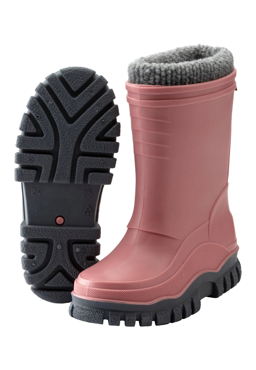 Gummistiefel Altrosa - mit Innenschuh | Regenzeit