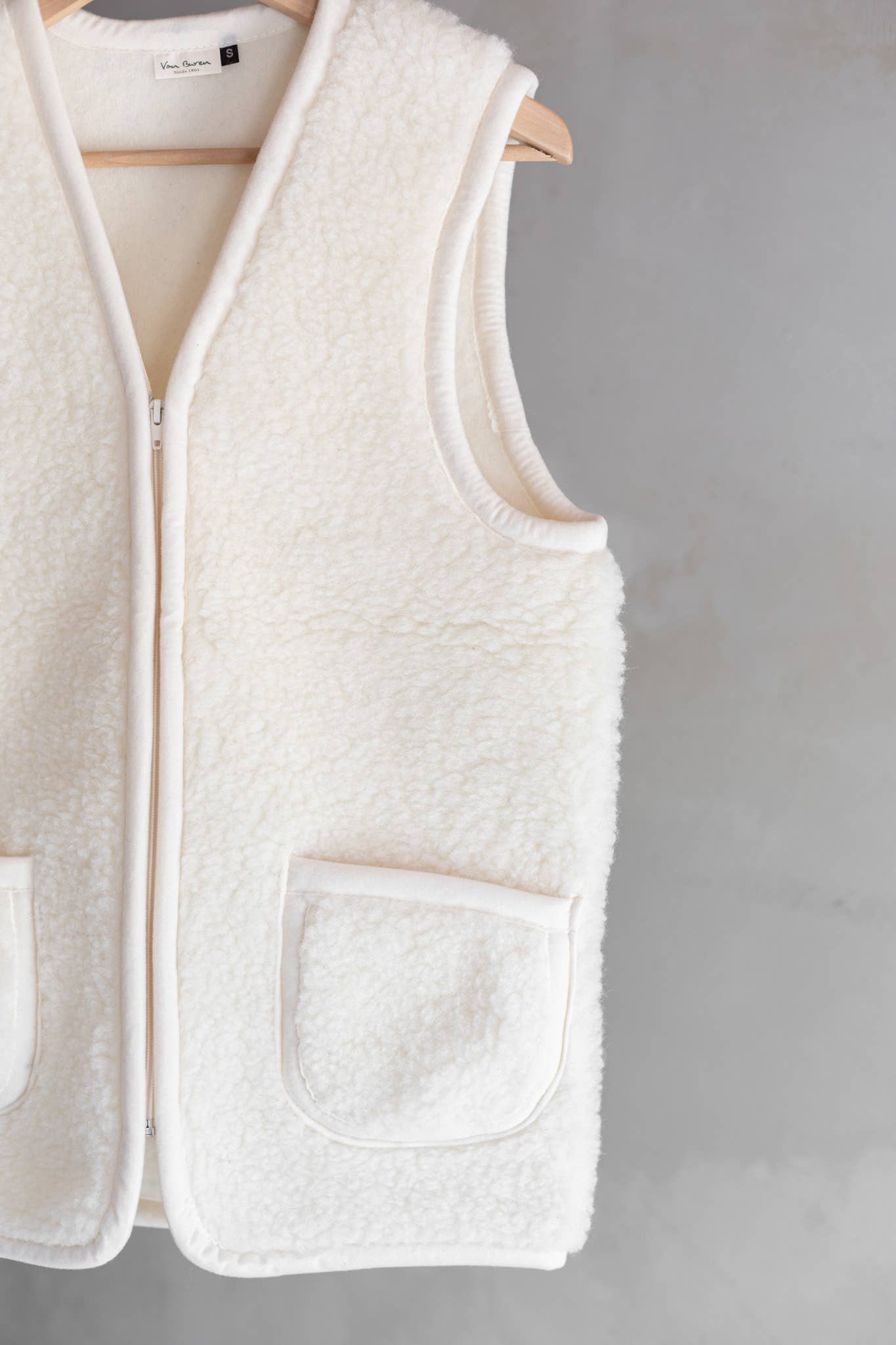 Wollweste Damen – Ecru