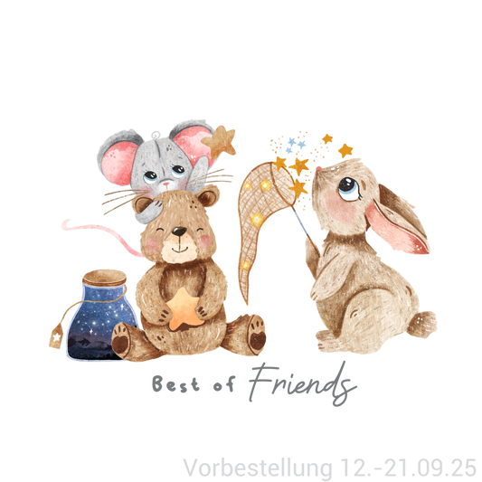 Bügelbild "Bunny & Friends" - Vorbestellung