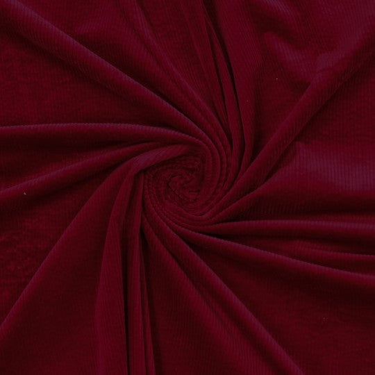 Stretch-Cord Oliv Weinrot