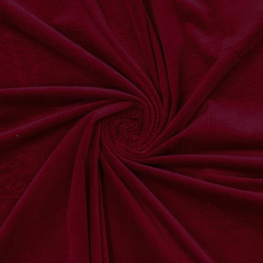 Stretch-Cord Oliv Weinrot