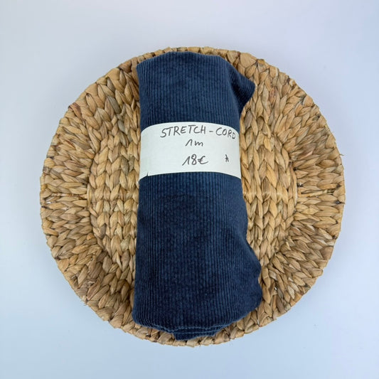 1 m Stretch-Cord Dunkelblau  | Rest