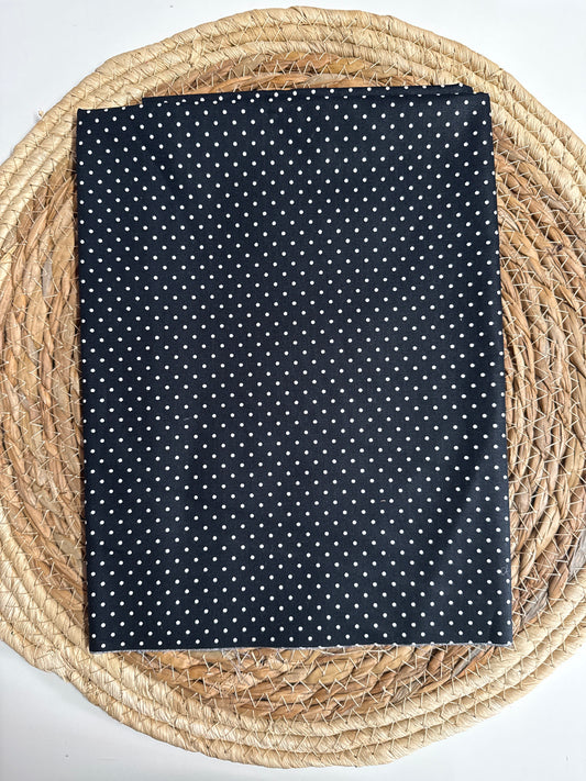 Rest Baumwolle Dottis Black