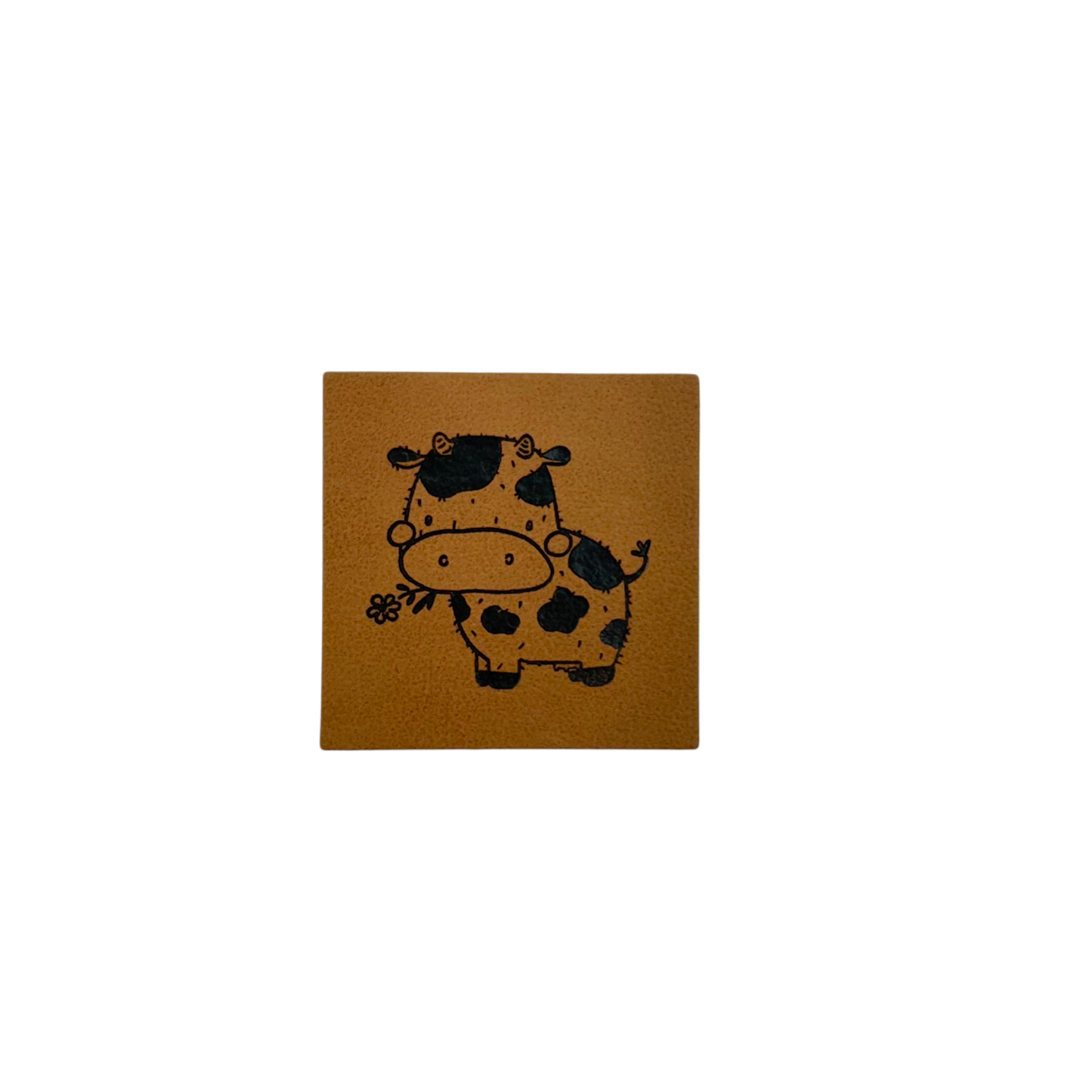 Kunstlederlabel "Kuh"