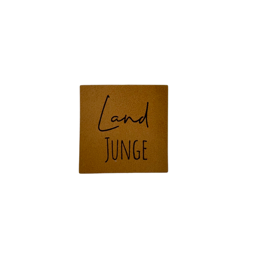 Kunstlederlabel "LandJunge"
