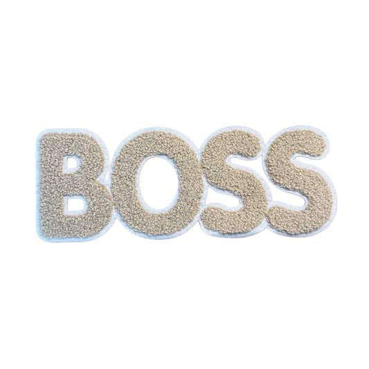 Chenille Patch "Boss" (Groß)