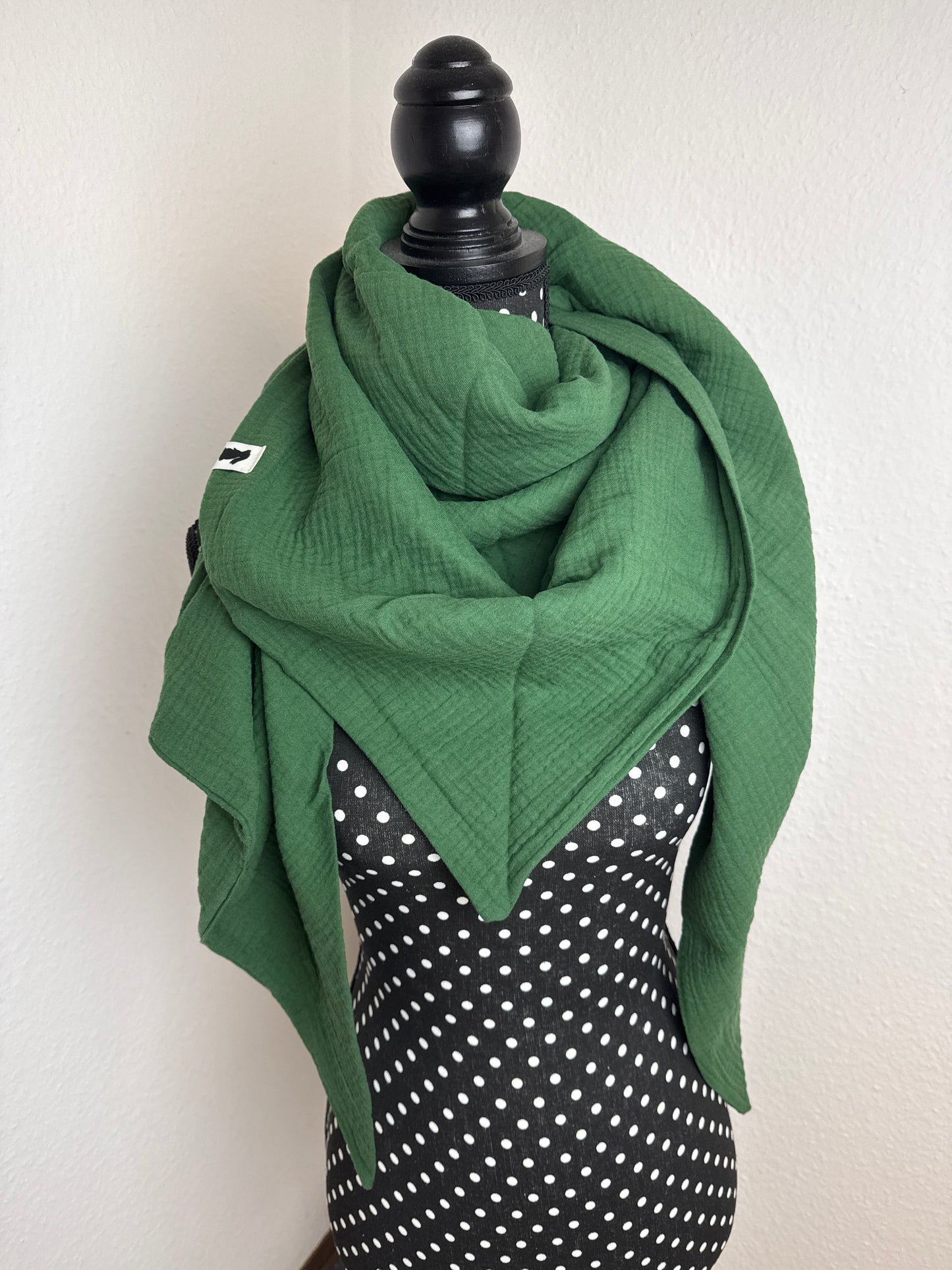XXL Tuch Moosgrün