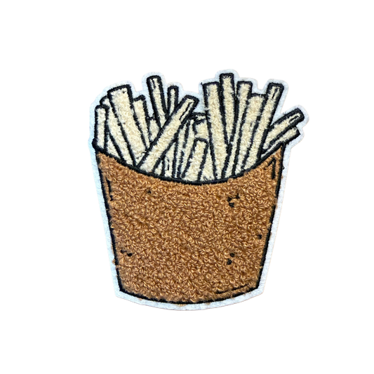 Chenille Patch "Pommes" (Groß)