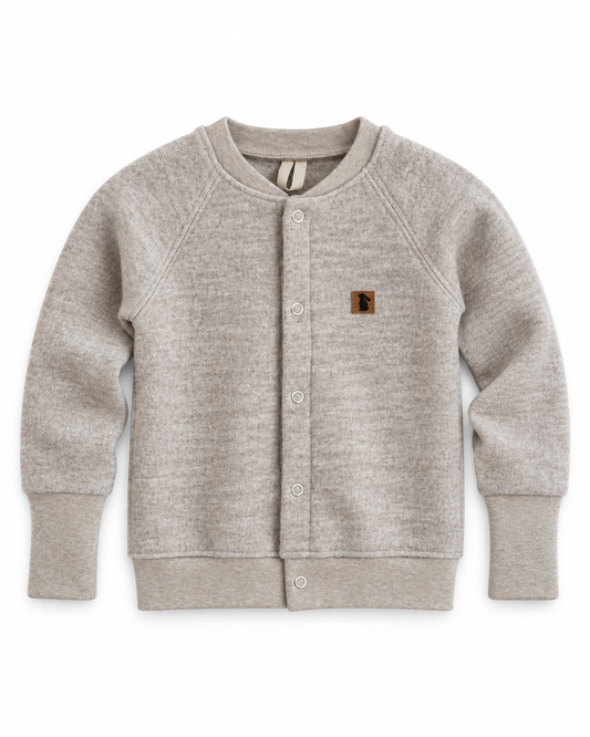 Merino-Cardigan Beige | Fix&Fertig