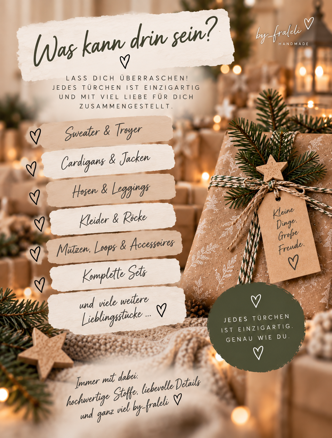 Handmade-Advent – dein persönliches Adventstürchen | by_fraleli