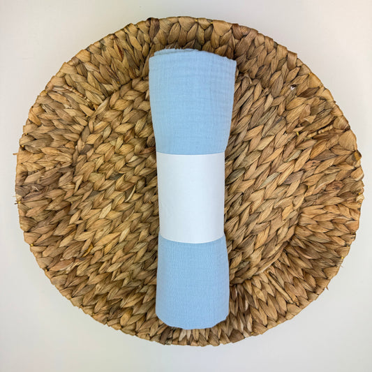 1m Musselin Hellblau (Rest)