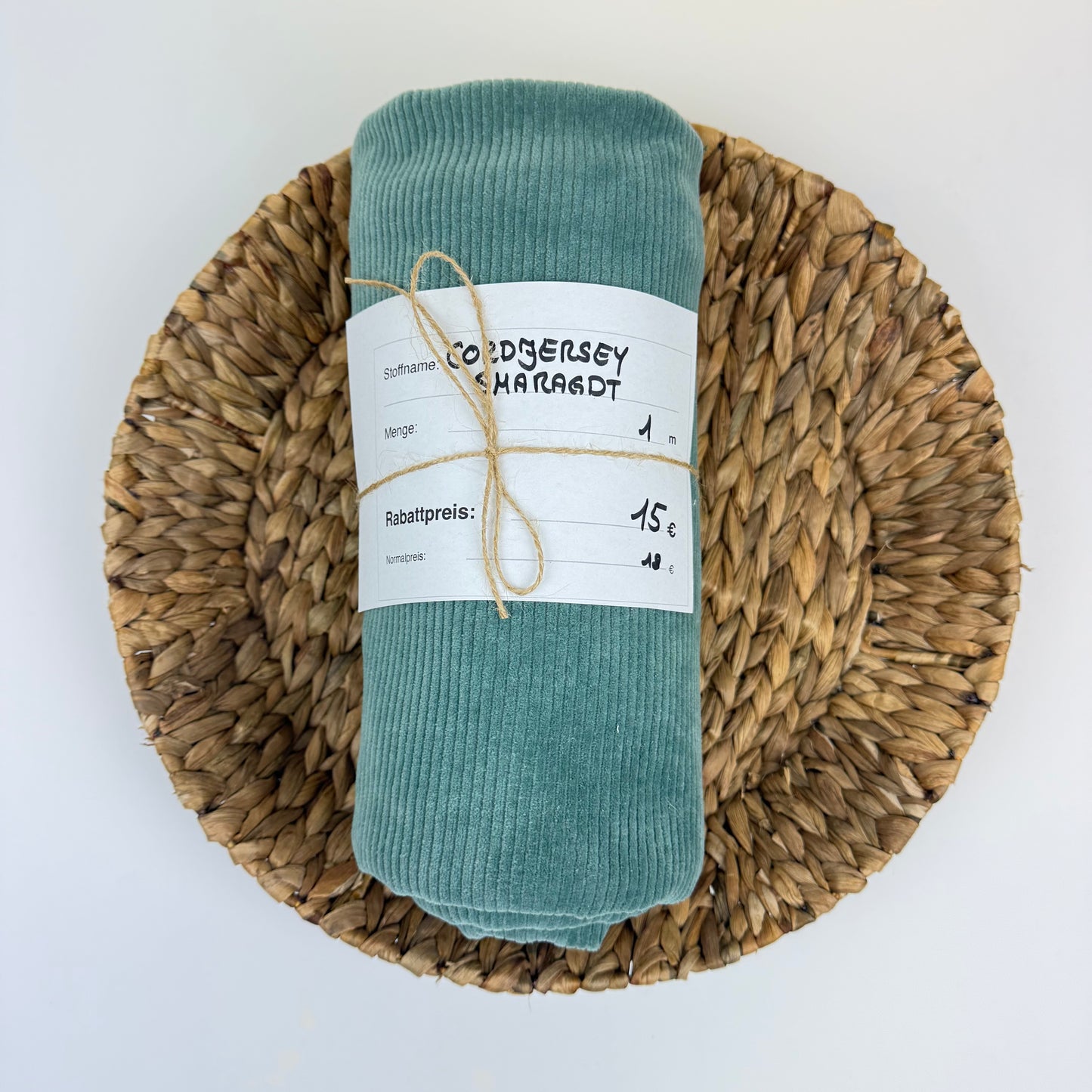 1m Cord-Jersey Smaragdt | Rest