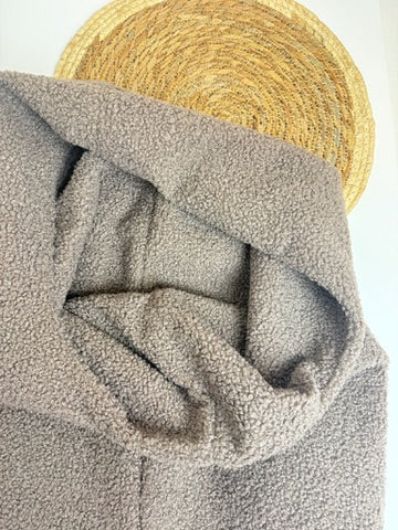 Boho-Bag Bouclé Taupe
