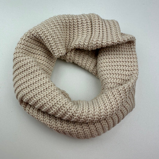 Loop - Schlupfschal "Grobstrick Beige" KU 51-53cm