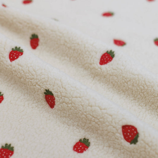 Teddyfleece | Erdbeeren