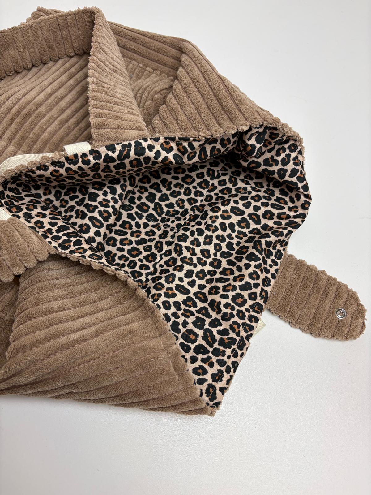 Shopper-Bag Cord Beige