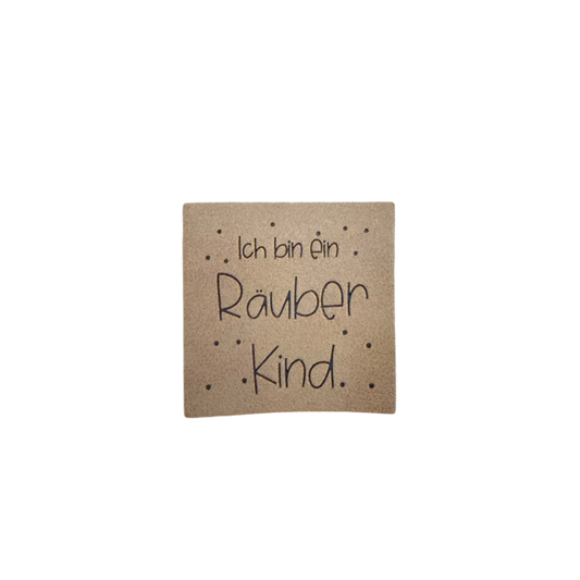 artificial leather label "Schildkröte"
