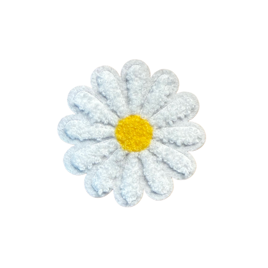 Chenille Patch "Gänseblümchen" (Klein)