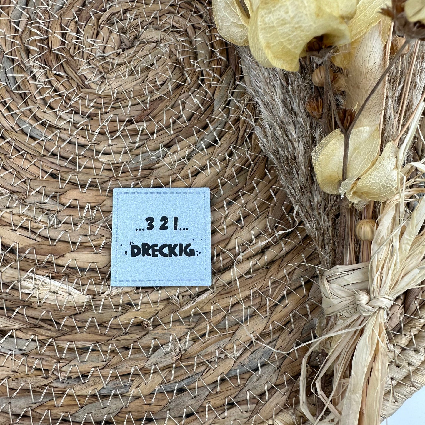 Reflektorlabel "321 Dreckig"