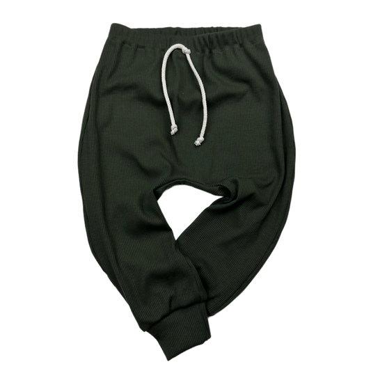 Baggypants "Ribjersey Armeegrün" Gr. 98