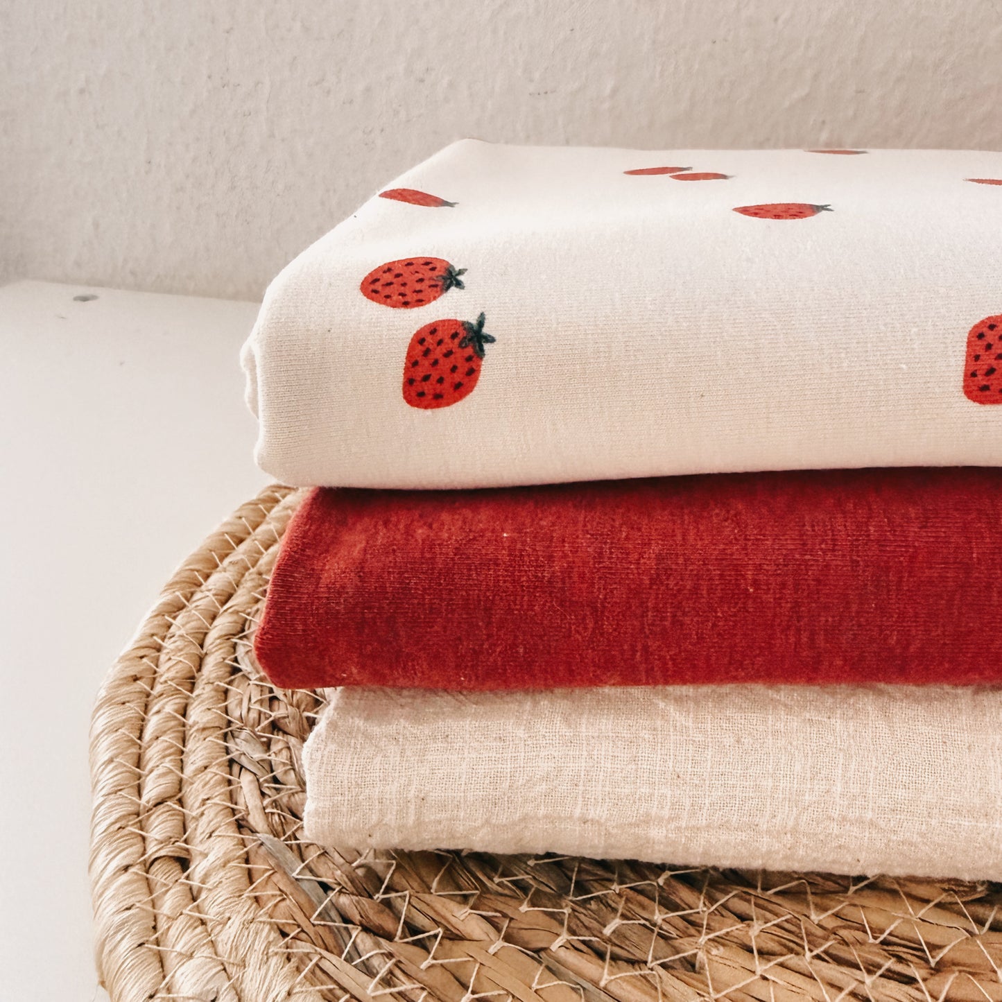 Stoffpaket "Erdbeeren"
