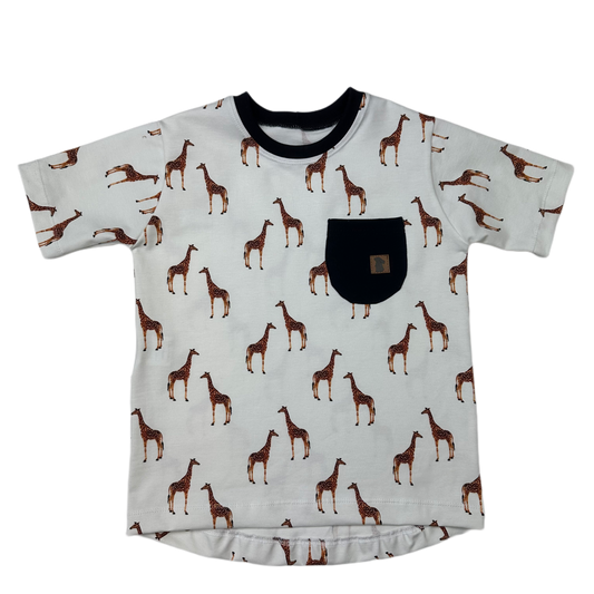 Basic-Shirt "Giraffe" Gr. 122