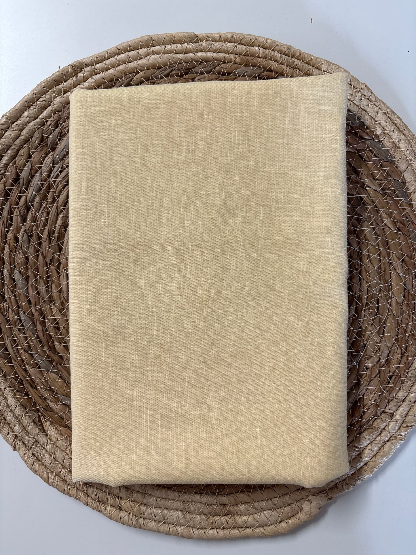 Rest Leinen Dusty Yellow
