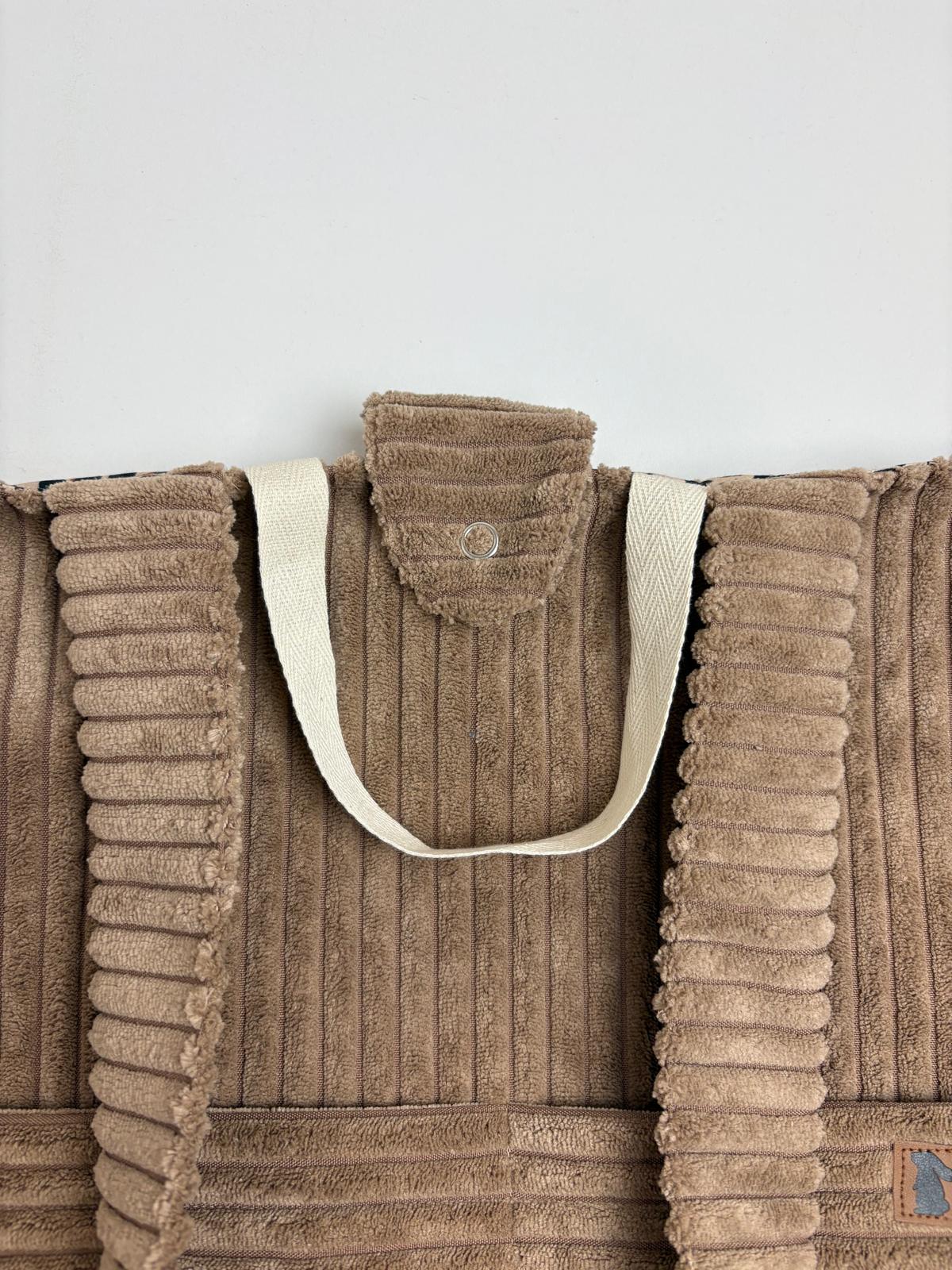 Shopper-Bag Cord Beige