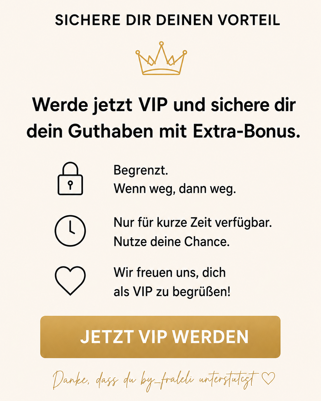 VIP-Guthaben | Mehr Guthaben als du zahlst
