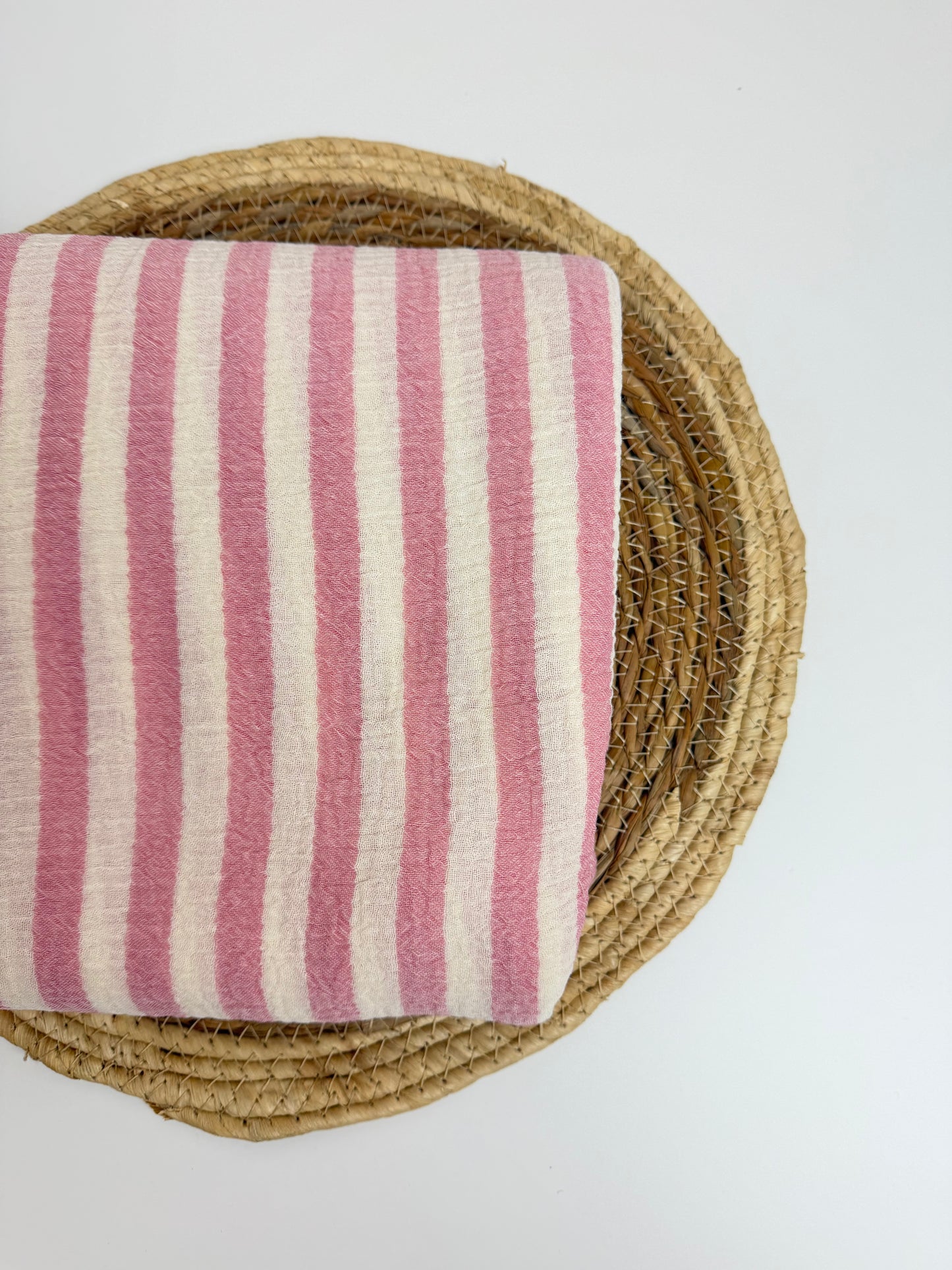 Musselindecke handmade | ca. 130 x 175 cm