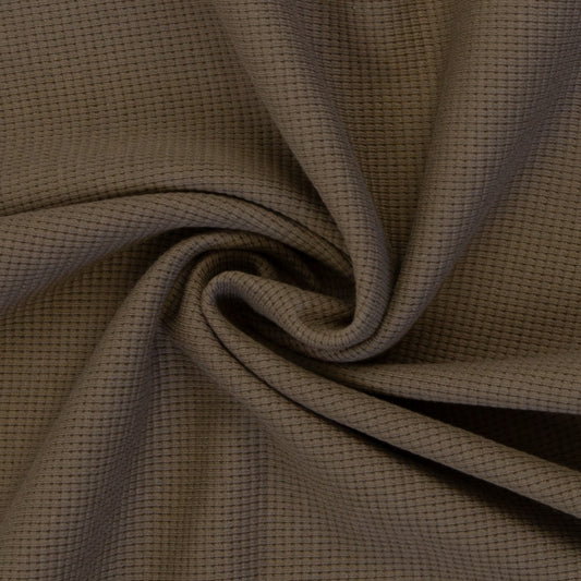 Waffelstrick "Taupe" (Swafing Clarissa)
