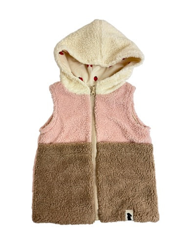 Teddyweste Rosa