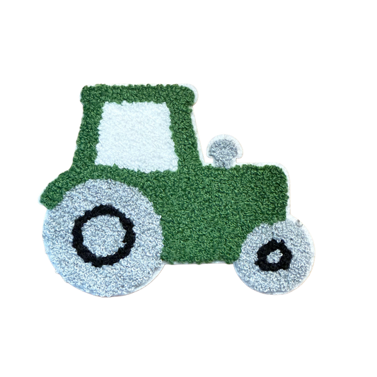Chenille Patch "Trecker Grün" (Groß)