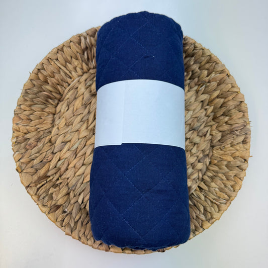 1m Stepp-Musselin Dunkelblau (Rest)